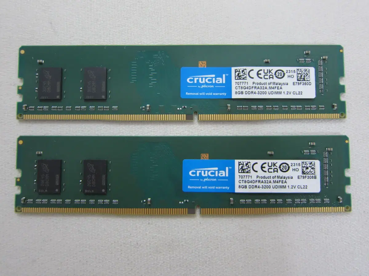 마이크론 Crucial DDR4-3200 CL22 16G(8Gx2)